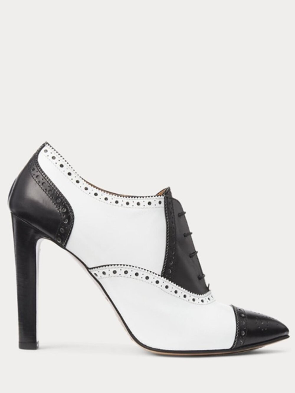 Ralph Lauren black and white stiletto oxfords 8.5M